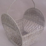 Basket made of Slimit rattan